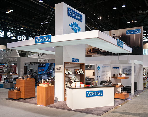 Viking Trade Show Booth IH+H 2014