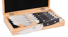 Viking Professional Steakhouse Style Knife Set - Black Pakkawood